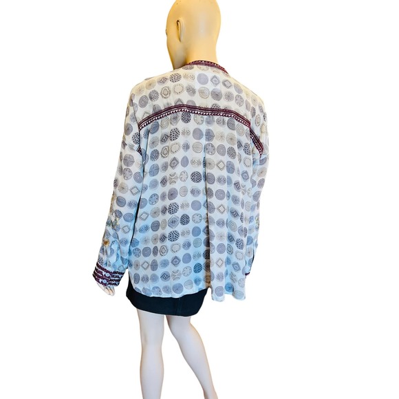Johnny Was Multicolor Embroidered Blouse - Picture 2 of 12